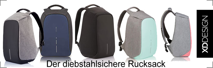 Diebstahlsichere Rucksäcke von XD Design bei Riemenschneider-Wiesbaden.de Diebstahlsichere Rucksäcke von XD Design bei Riemenschneider-Wiesbaden.de