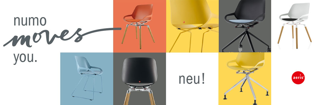 Aeris numo – der bewegende Designstuhl bei Riemenschneider-Wiesbaden