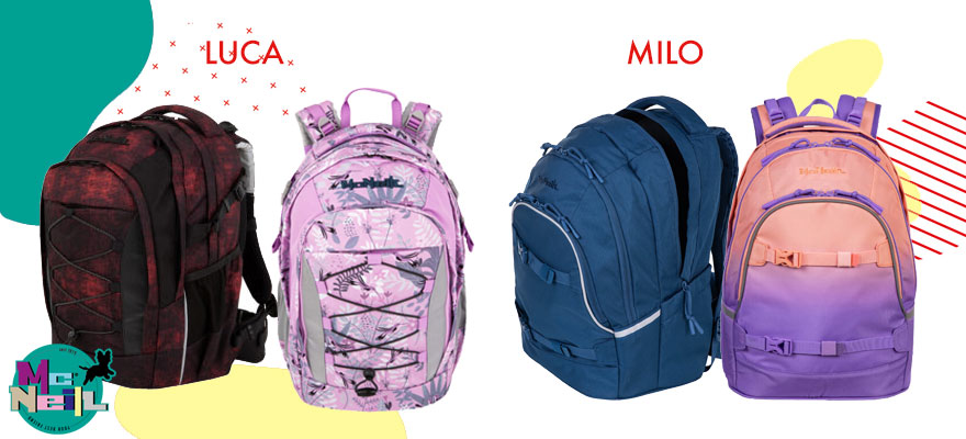 Schulrucksack Mc Neill Milo und Luca bei Riemenschneider-Wiesbaden.de