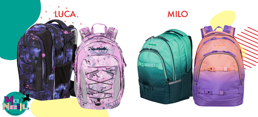 Schulrucksack Mc Neill Milo und Luca bei Riemenschneider-Wiesbaden.de
