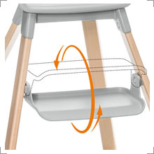 Der Stokke® Clikk. Komfort und Halt in jedem Entwicklungsstadium zwischen 6 Monaten und 3 Jahren. Bei Riemenschneider-Wiesbaden